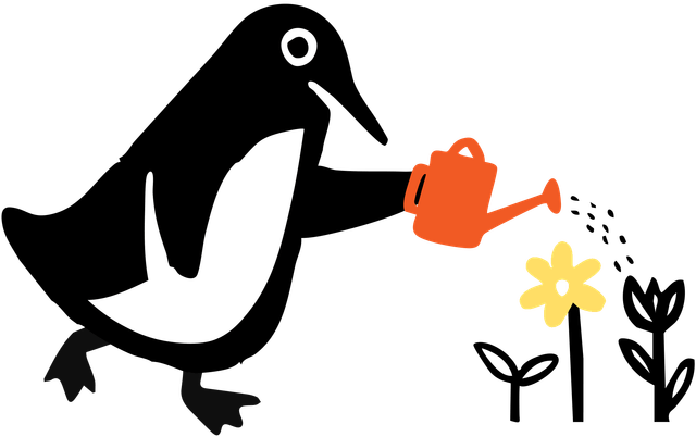 Penguin gardening